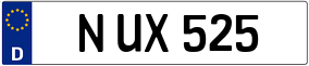 Truck License Plate